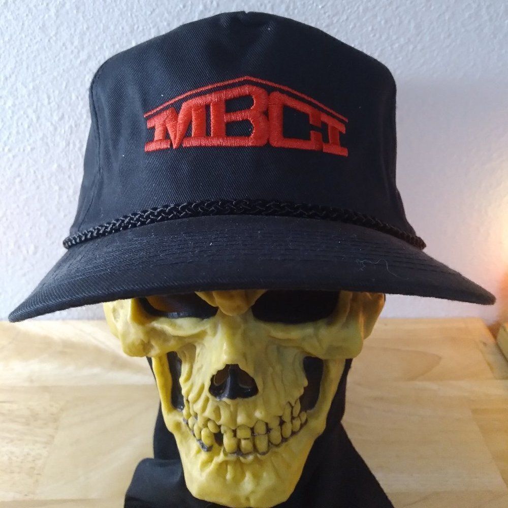Deadstock Vintage MBCI Metal Roofing Rope Snap Back Trucker Hat
